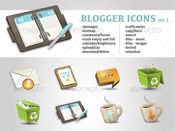 blogger icons